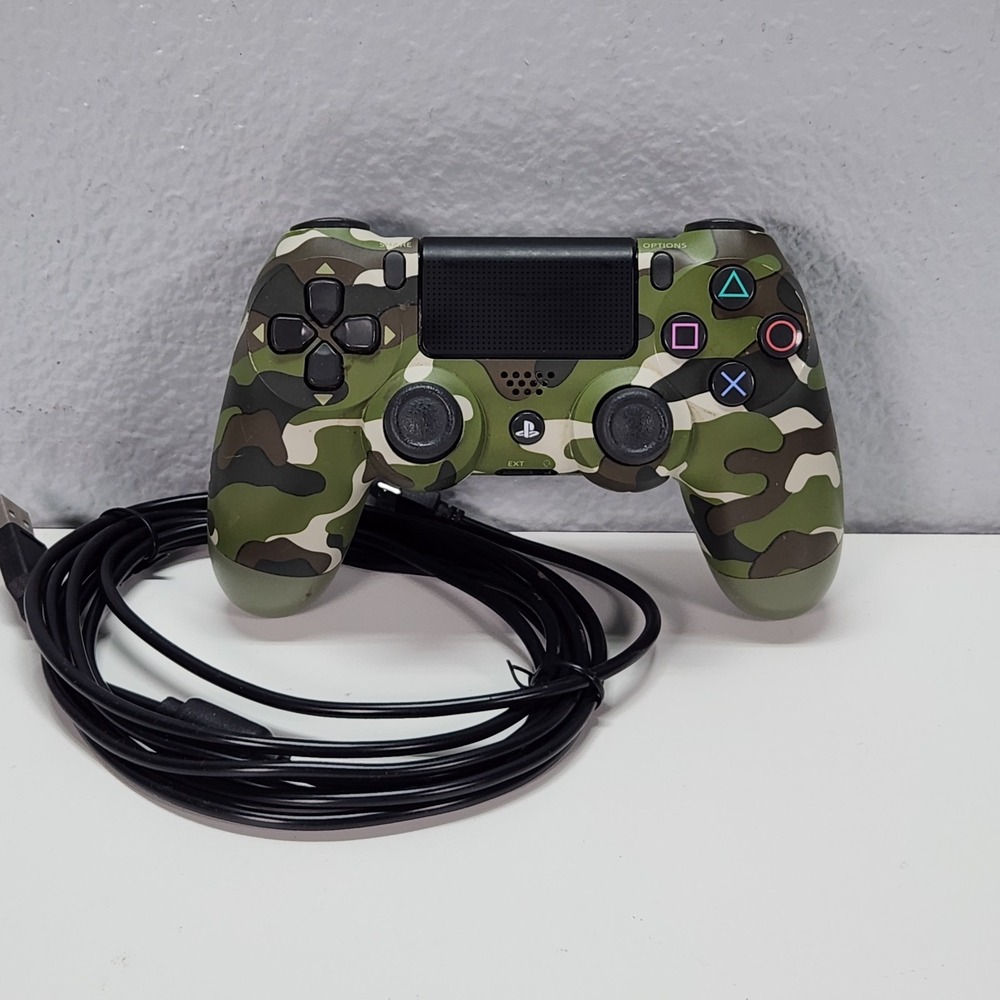 Sony PlayStation 4 PS4 DualShock 4 Wireless Controller Green Camo CUH-ZCT2U